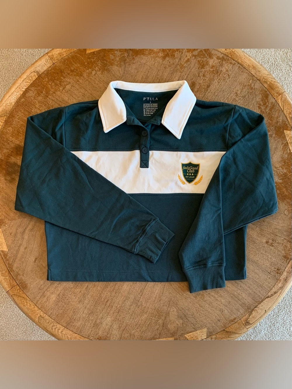 P’tula Alpine Rugby Cropped Top - Picture 3 of 4